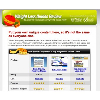 Weight Loss Squeeze Page Weight Loss Squeeze Page